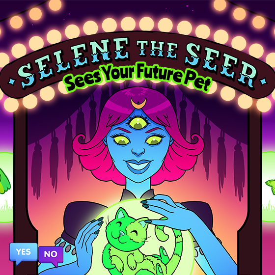 Selene the Seer Sees Your Future Pet